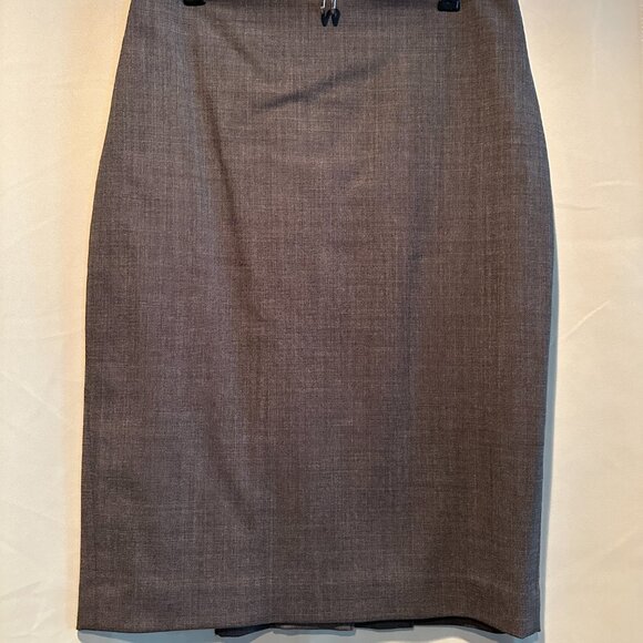 ANN TAYLOR Brown Tweed 2-Piece Business Suit ~ Jacket Size 6 ~ Skirt Size 4 - Picture 7 of 10